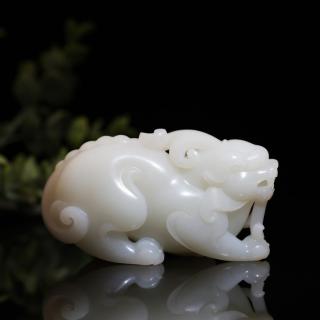 和田玉(羊脂玉)独籽摆件