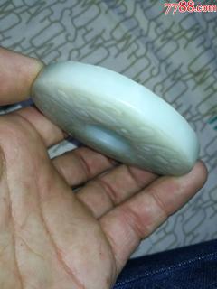 清代和田玉璧,玉白,包和田,支持检测,不是和田白送