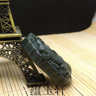 【厂家直销天然新疆和田玉青玉吉祥瑞兽吊坠批发 七天无理由退换货】